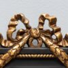 Miroir style vintage carré noir et doré – Image 2
