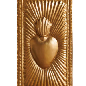 Plaque dorée ex-voto