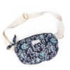Banane fleurie bleue nuit