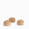 Trio bougeoirs en bois PECHAVY