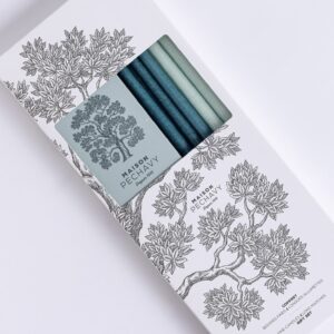 Ensemble cierges & allumettes PECHAVY bleus