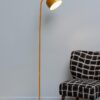 Lampe sur pied moutarde – Image 3