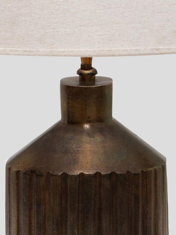 Lampe Aluminium et Lin – Image 2