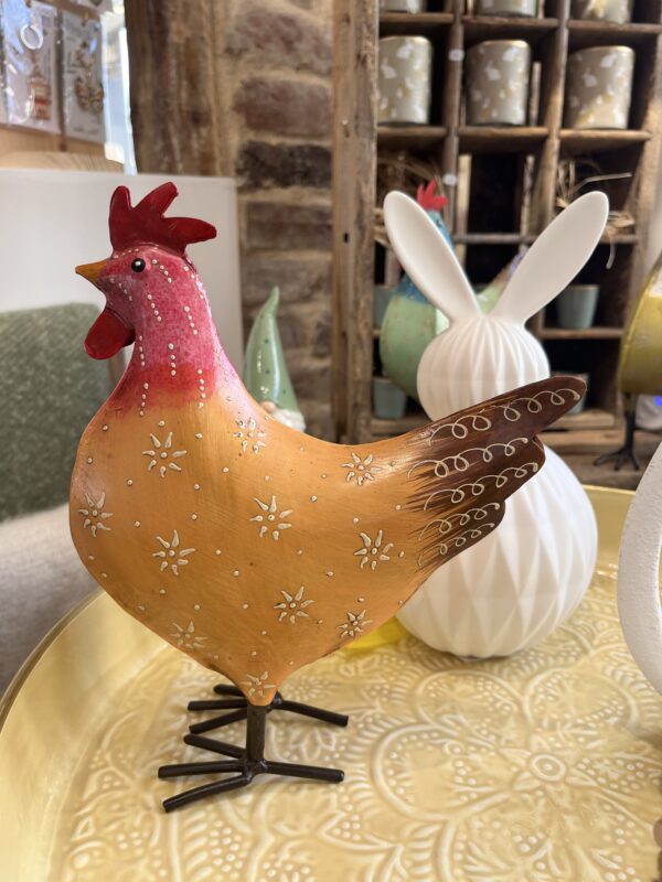 Grande poule orange