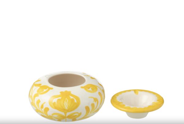 Cendrier à motifs jaune – Image 2