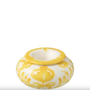 Cendrier à motifs jaune