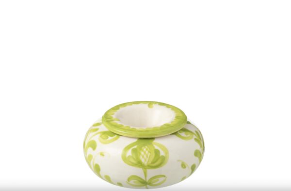 Cendrier à motifs vert