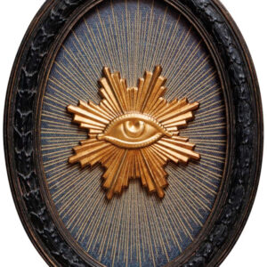 Cadre Ex-voto doré ovale