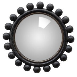 Miroir Ex-voto noir boules