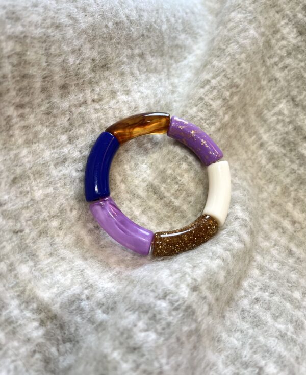 Bracelet coloré Violet