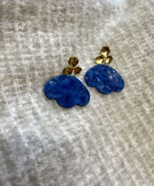 Boucles pétales Bleues