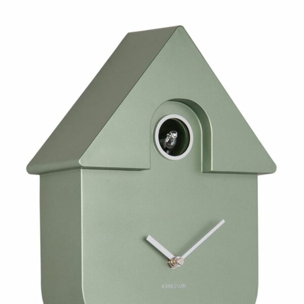 Horloge Coucou moderne Vert métallisé – Image 3