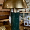 Lampe en marbre vert et or – Image 4