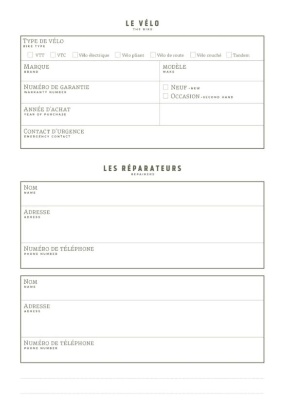 Carnet de Vélo – Image 5