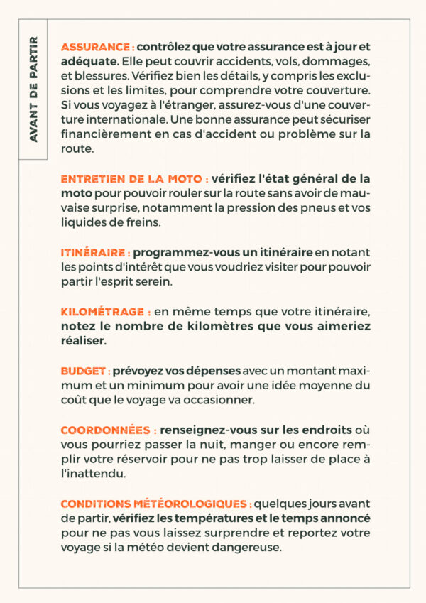 Petit carnet de Trip en moto – Image 4
