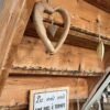 Suspension cœur en bois – Image 2