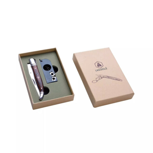 Set couteau + aiguiseur Laguiole