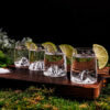 Ensemble de 4 verres à shooters