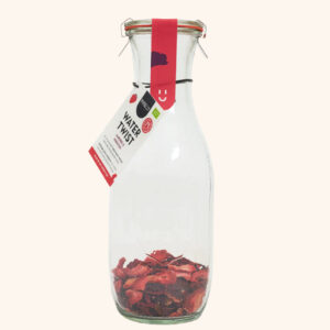 Mélange infusion eau botanique fraise et hibiscus