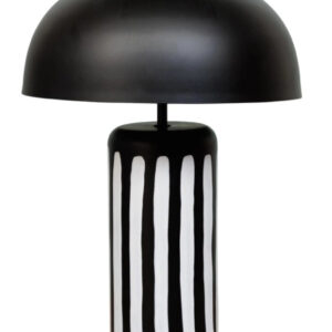 Lampe noire et blanche