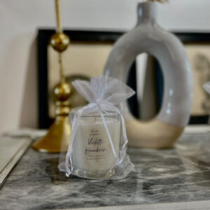 Bougie DOUCEUR " Violette framboise "