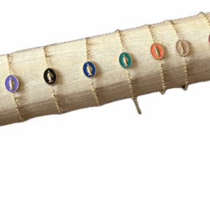 Bracelet vierge colorés