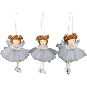 Suspension poupée grise