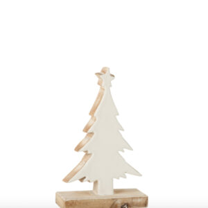 Sapin de noël blanc