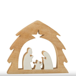 Crèche blanche & sapin