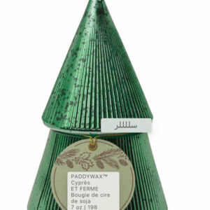 Bougie en forme de sapin