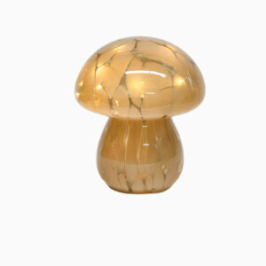 Lampe champignon LED beige