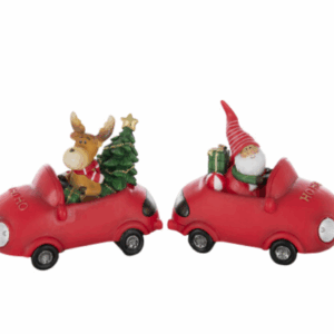 Voiture led renne & père nöel