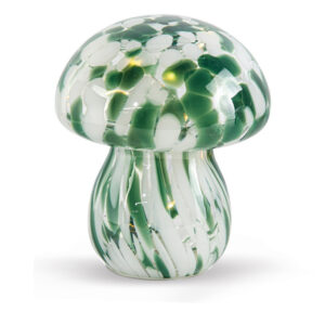 Lampe champignon LED Verte & Blanche