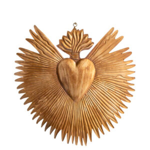 Ex voto en fer doré & flammes