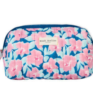 Trousse rose et bleu clair - Bindi Atelier