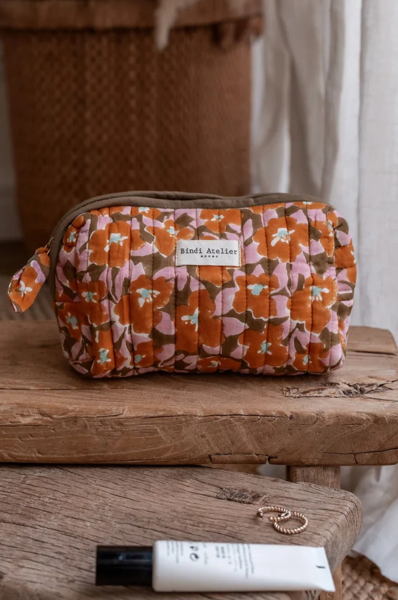 Trousse kaki et moutarde - Bindi Atelier – Image 3