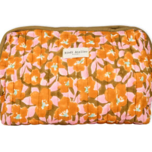 Trousse kaki et moutarde - Bindi Atelier