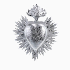 Petit ex-voto argenté