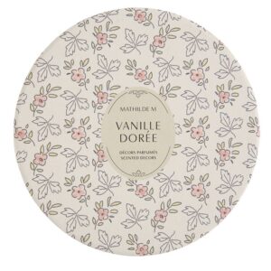 Boîte surprise de décors parfumés Mathilde M vanille dorée