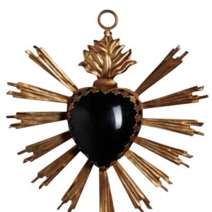 Ex voto cœur noir