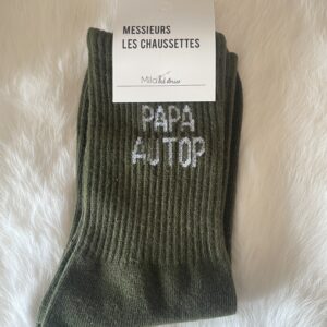 Chaussettes " Papa au top "