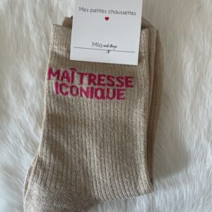 Chaussettes " maîtresse iconique "