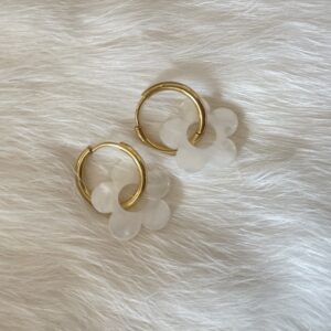 Boucles d'oreilles fleurs - plusieurs coloris