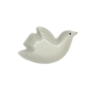 Coupelle oiseau beige