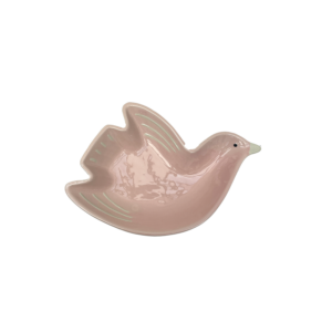 Coupelle oiseau rose