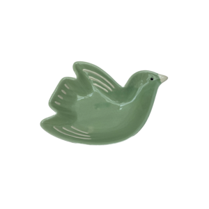 Coupelle oiseau verte