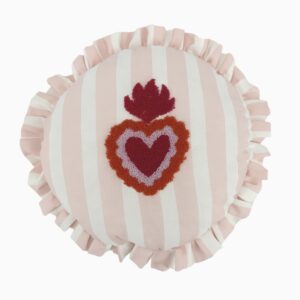 Coussin Ex-voto rose