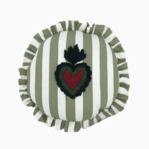 Coussin Ex-voto vert