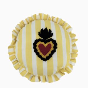 Coussin Ex-voto jaune