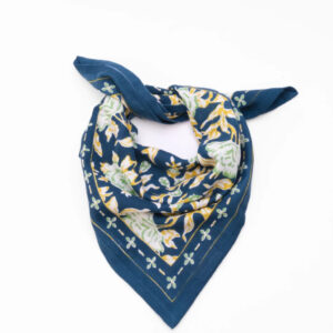 Petit foulard Lagon - Bindi Atelier